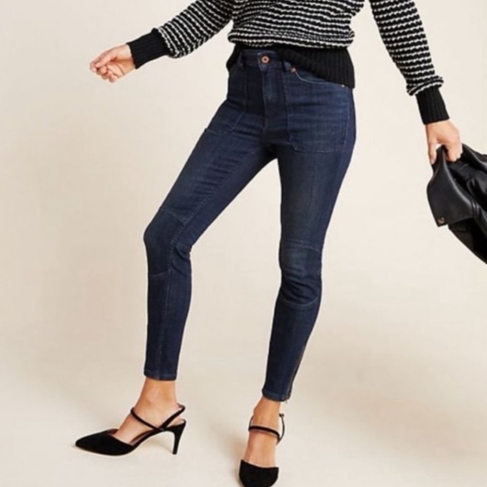 Anthropologie High Rise Denim Legging Jeans